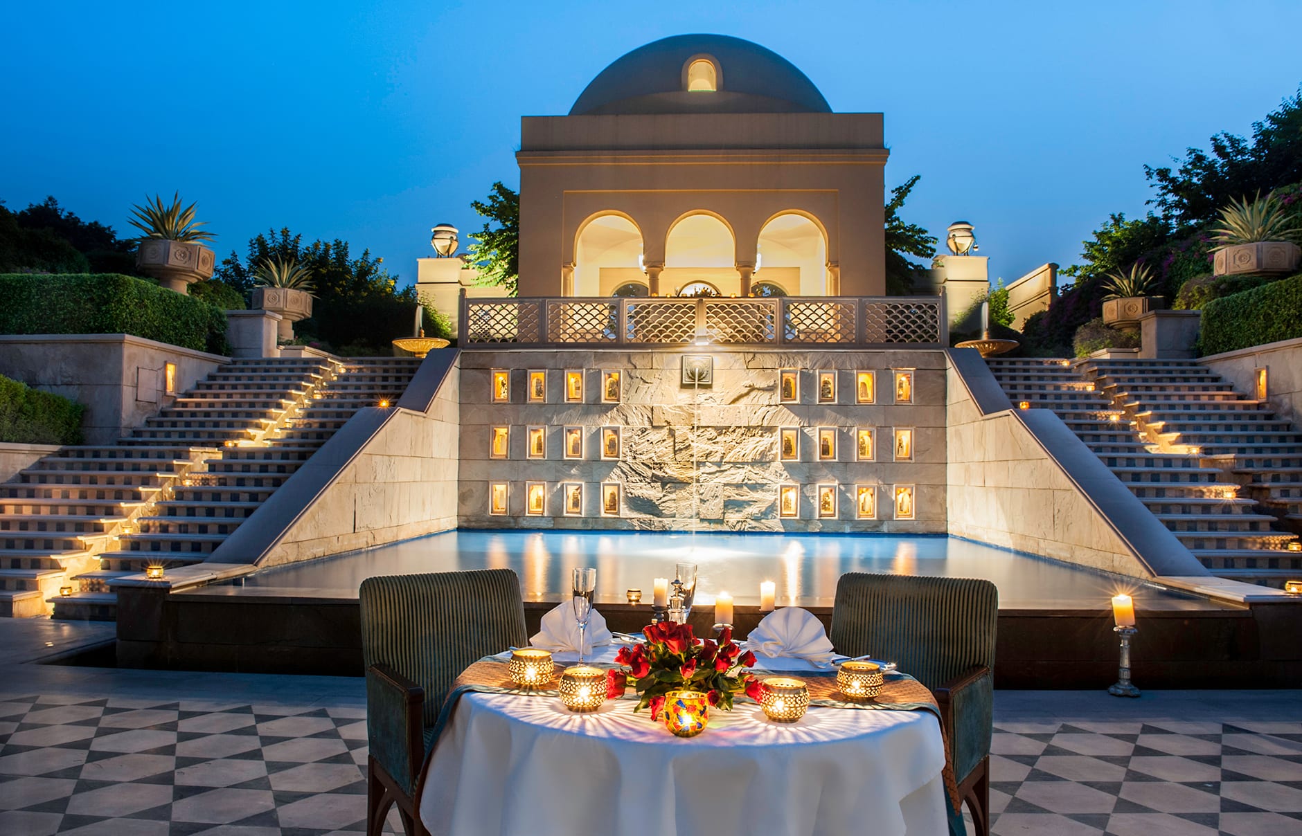 The Oberoi Amarvilas, Agra, India. 
Luxury Hotel Review by TravelPlusStyle. Photo © Oberoi Hotels & Resorts