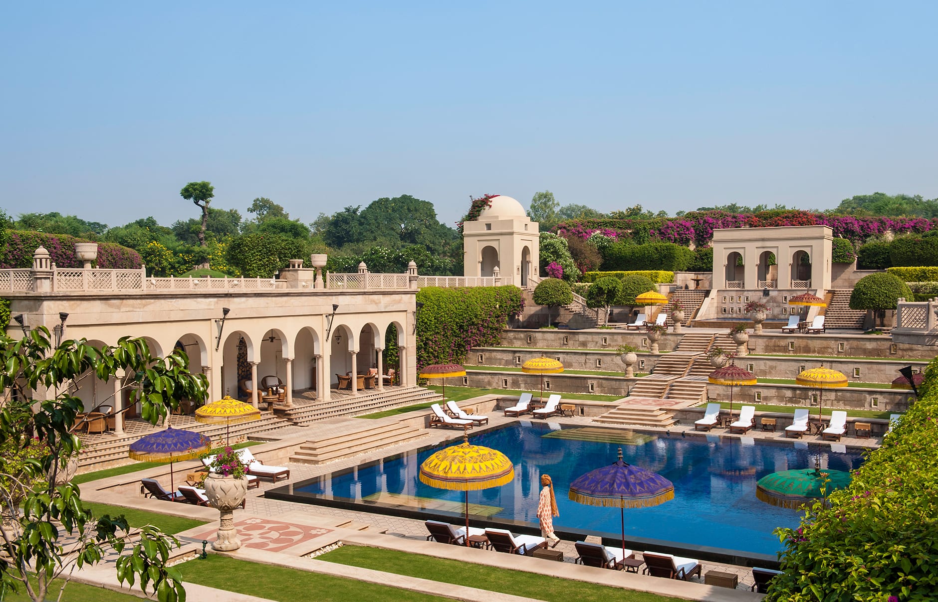 The Oberoi Amarvilas, Agra, India. 
Luxury Hotel Review by TravelPlusStyle. Photo © Oberoi Hotels & Resorts