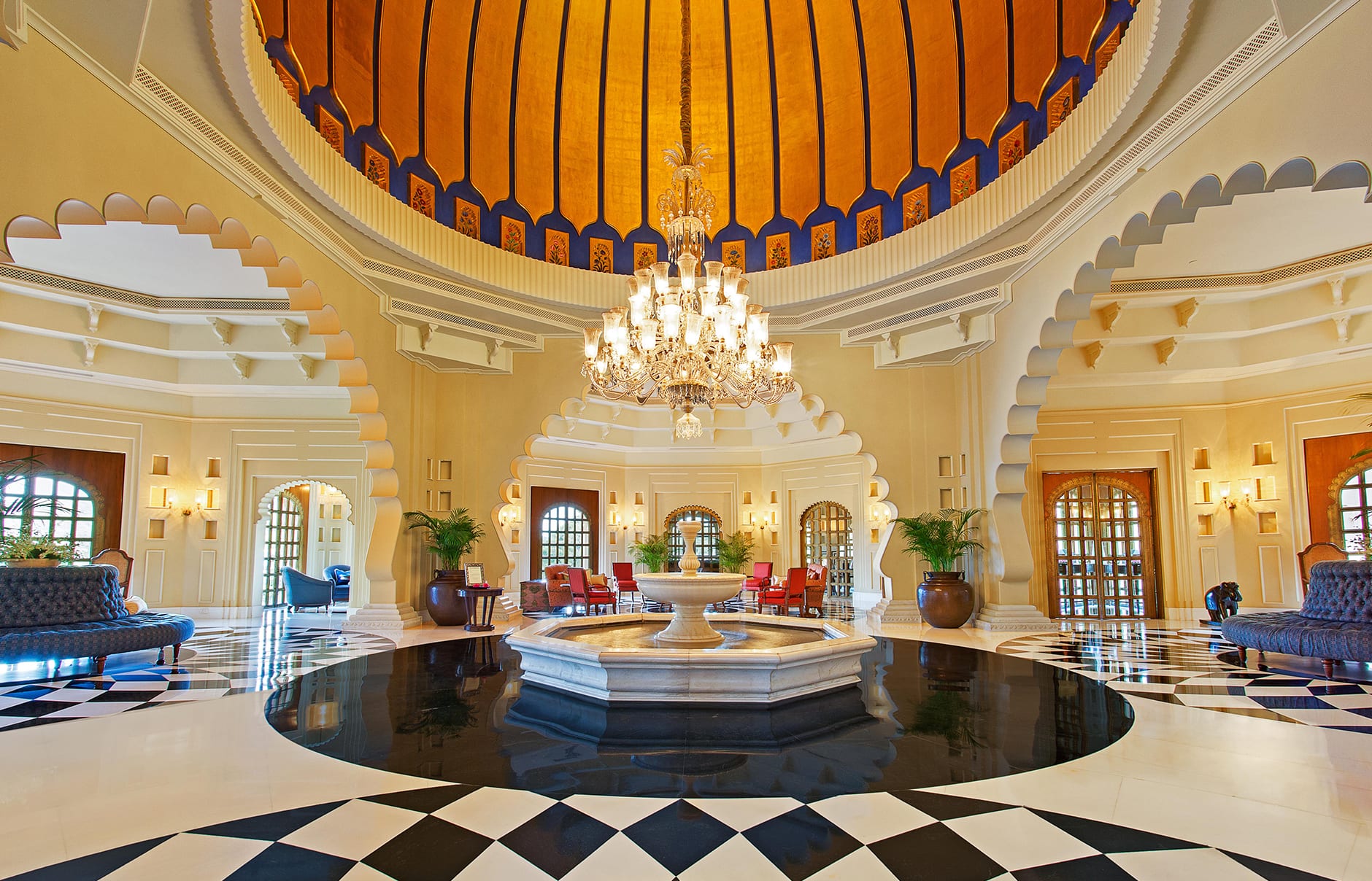 The Oberoi Udaivilas, Udaipur, India. Luxury Hotel Review by TravelPlusStyle. Photo © Oberoi Hotels & Resorts