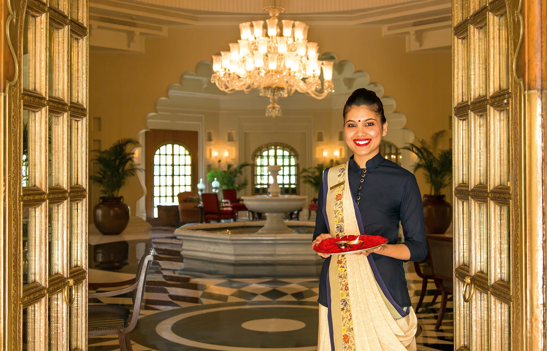 The Oberoi Udaivilas, Udaipur, India. Luxury Hotel Review by TravelPlusStyle. Photo © Oberoi Hotels & Resorts