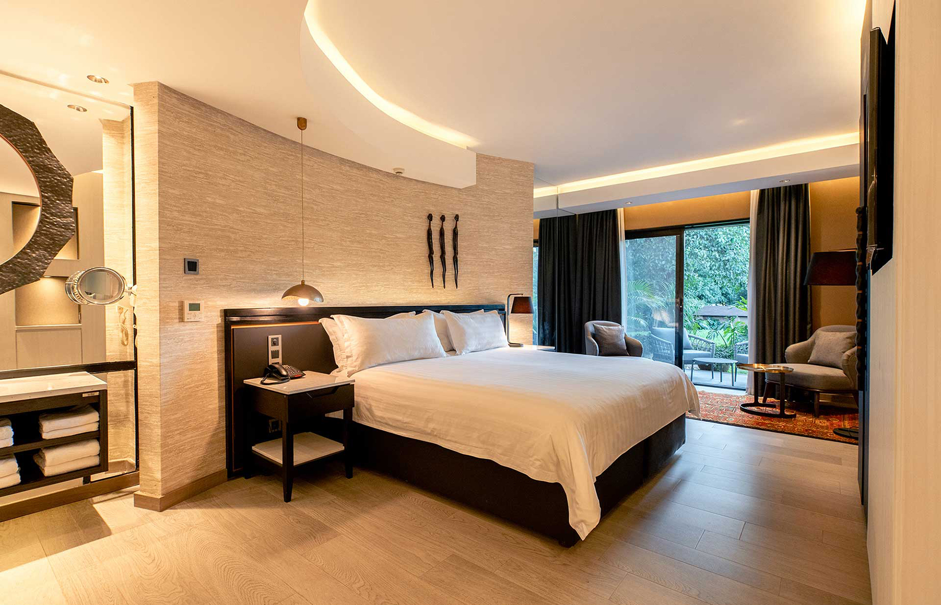 Tribe Hotel Nairobi, Kenya. Hotel Review by TravelPlusStyle. Photo © Tribe Hotel garden-terrace-hotel-nairobi-2