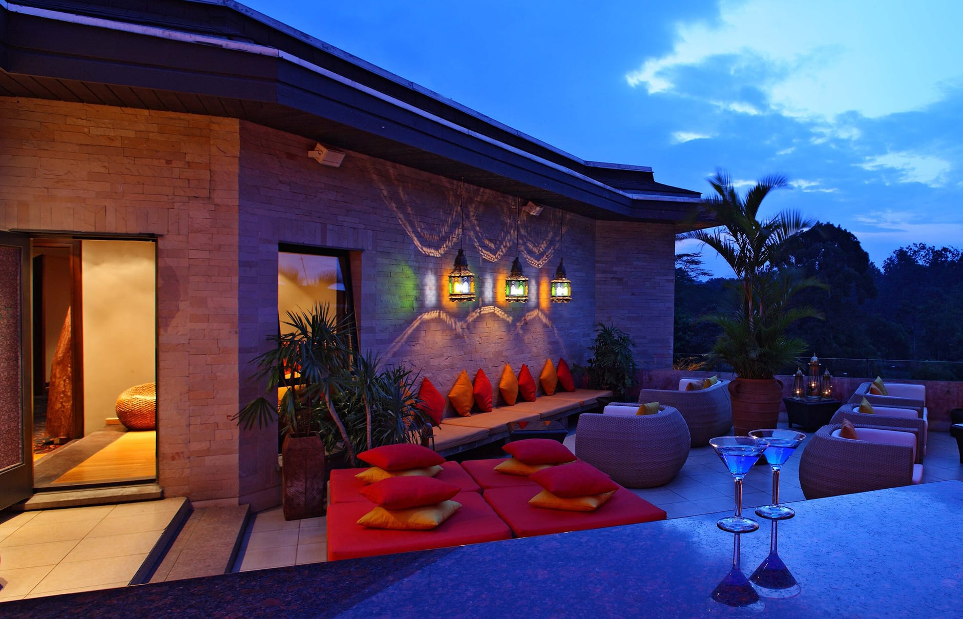 Tribe Hotel Nairobi, Kenya. Hotel Review by TravelPlusStyle. Photo © Tribe Hotel nbods-nest-rooftop-6105-hor-clsc