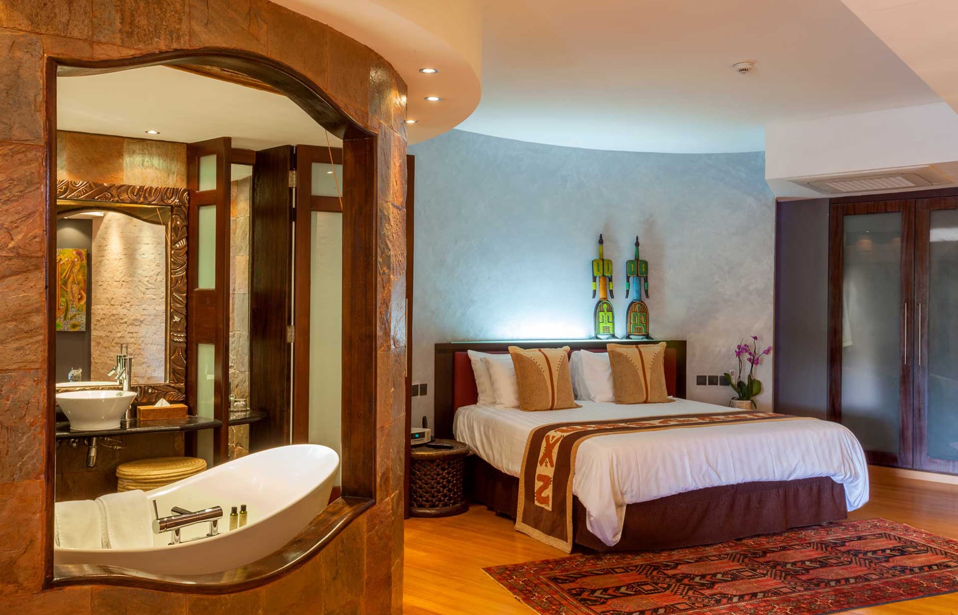 Tribe Hotel Nairobi, Kenya. Hotel Review by TravelPlusStyle. Photo © Tribe Hotel presidential-suite-living-room-hotel-nairobi-03