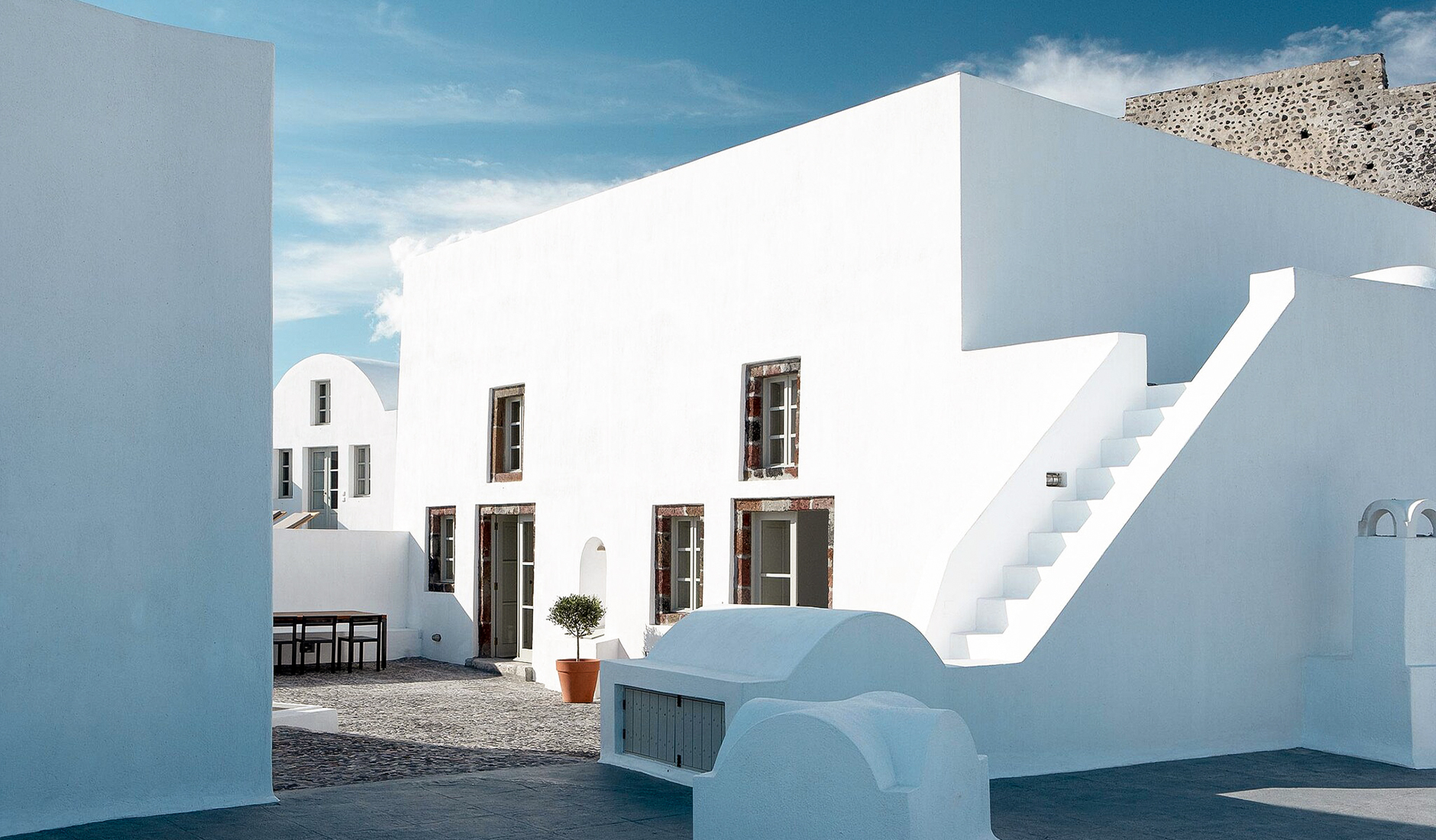 Villa Fabrica, Santorini, Greece. TravelPlusStyle.com