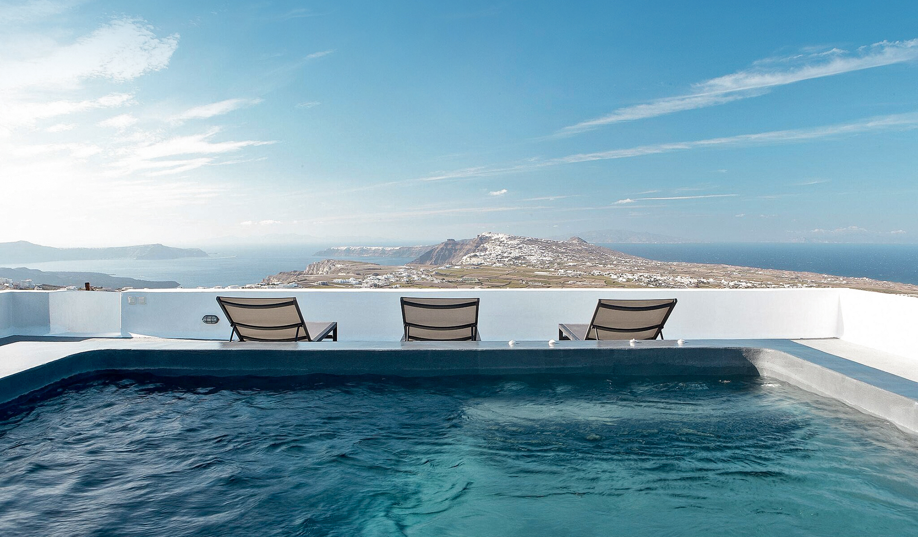 Villa Fabrica, Santorini, Greece. TravelPlusStyle.com