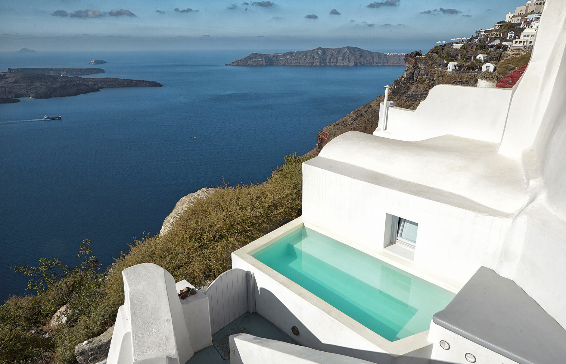 Gaia Villa, Santorini, Greece • TravelPlusStyle.com