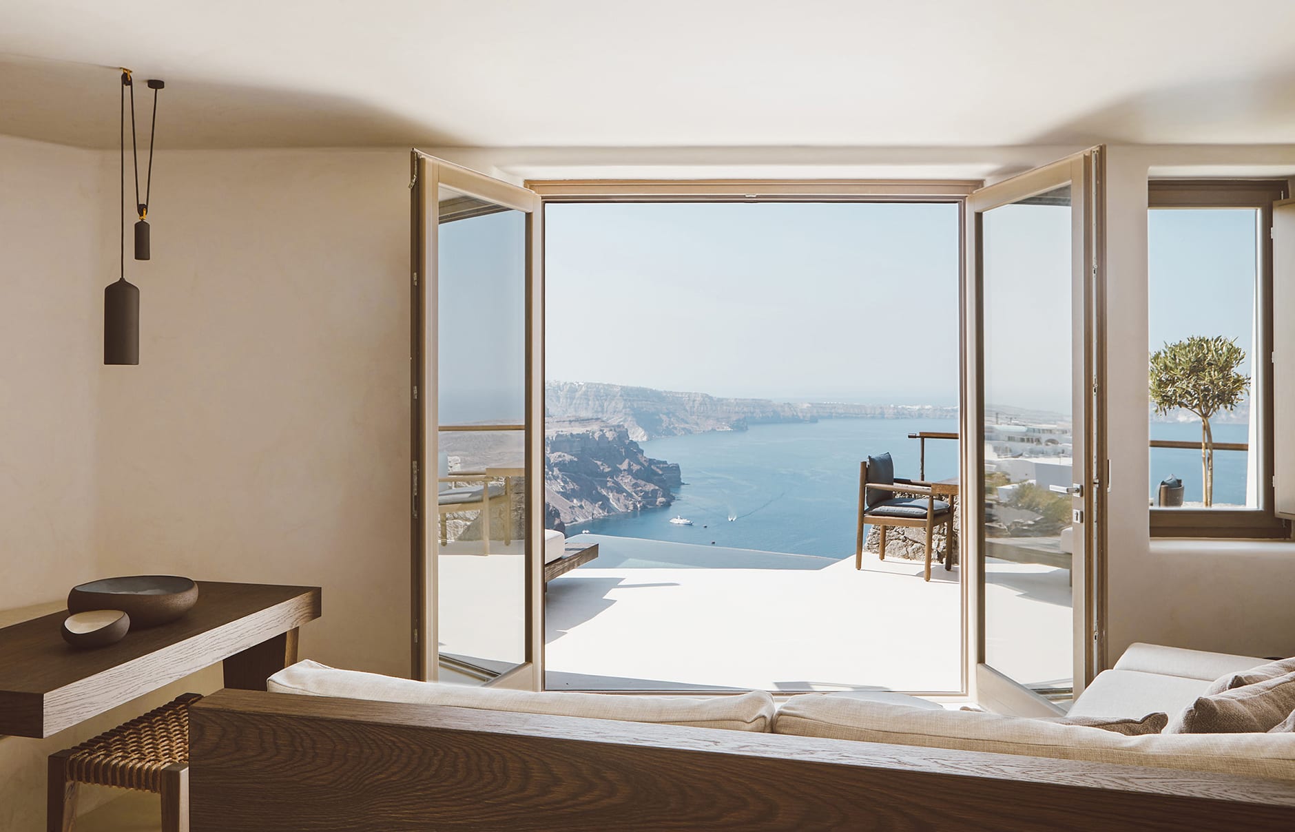 Vora Villas Santorini, Greece. Hotel Review by TravelPlusStyle. Photo © VORA