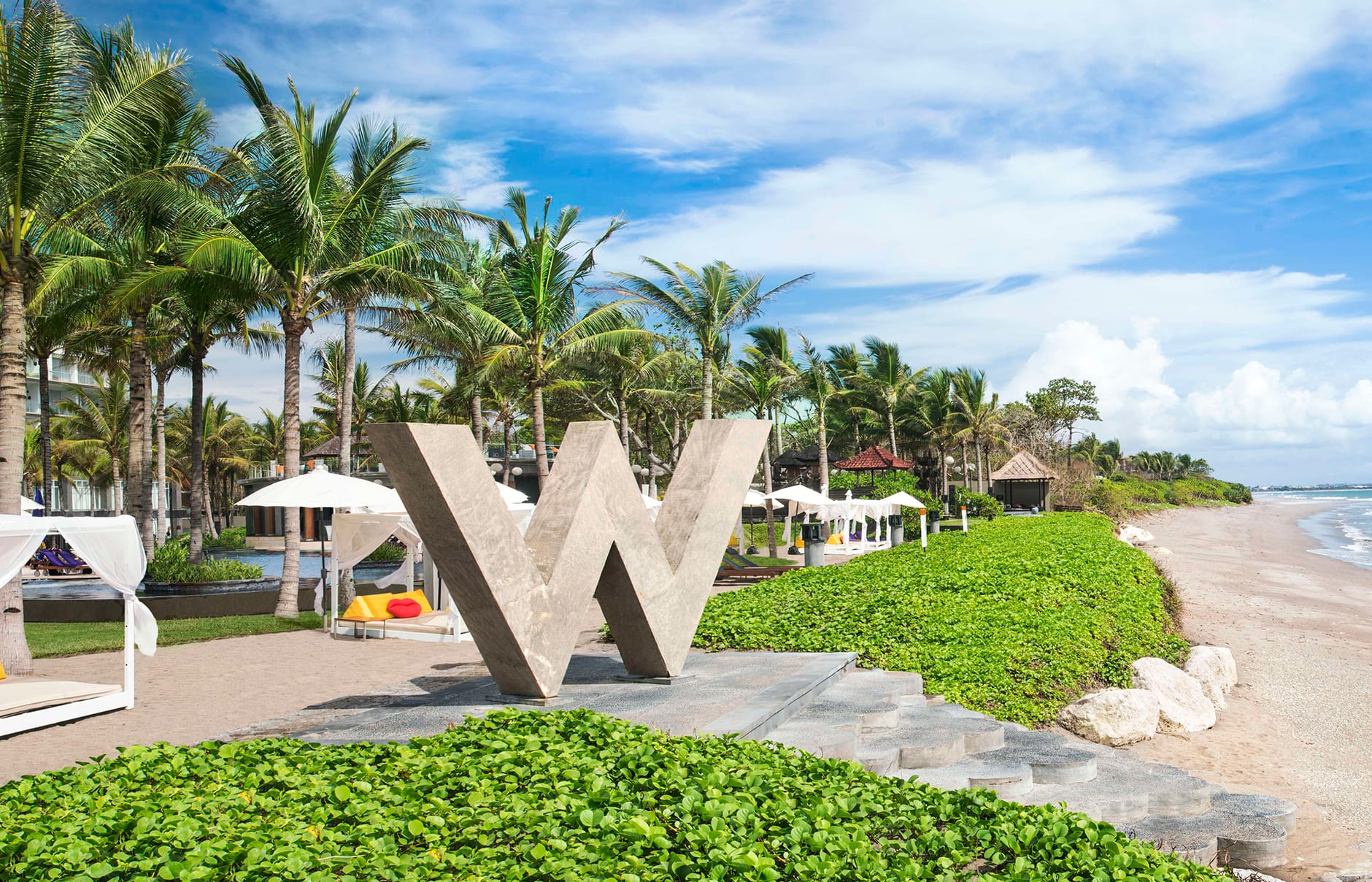 W Bali - Seminyak, Bali, Indonesia.  Hotel Review by TravelPlusStyle. Photo © Marriott International