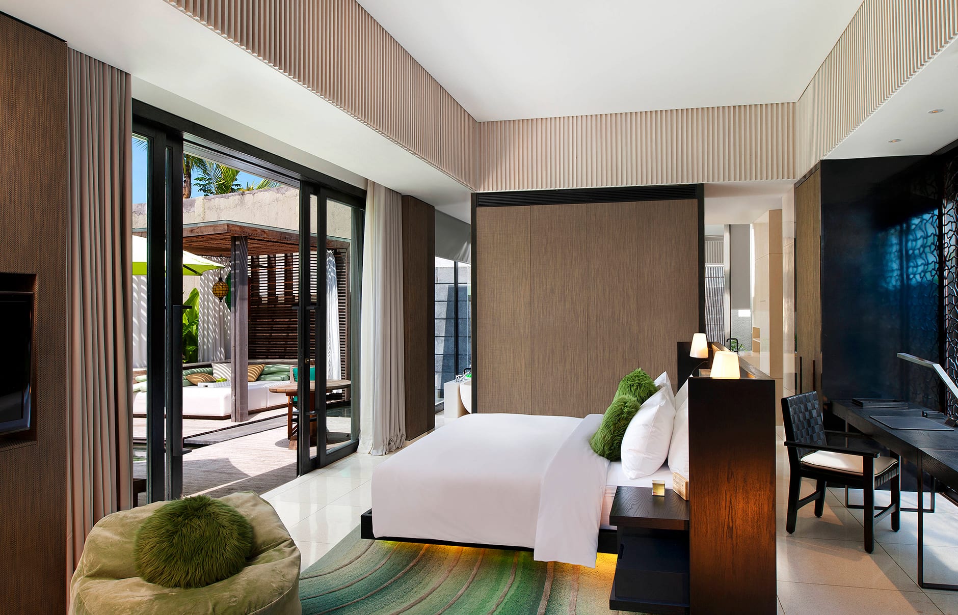 W Bali - Seminyak, Bali, Indonesia.  Hotel Review by TravelPlusStyle. Photo © Marriott International