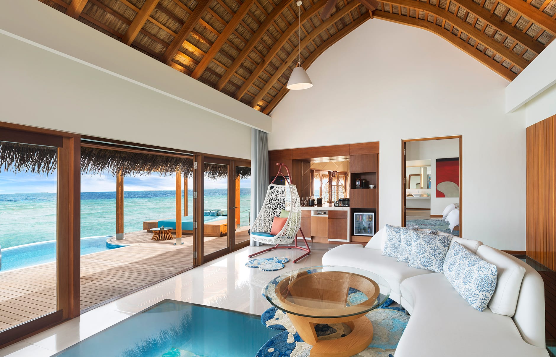 W Maldives, Fesdu Island, Maldives. Hotel Review by TravelPlusStyle. Photo © Marriott International