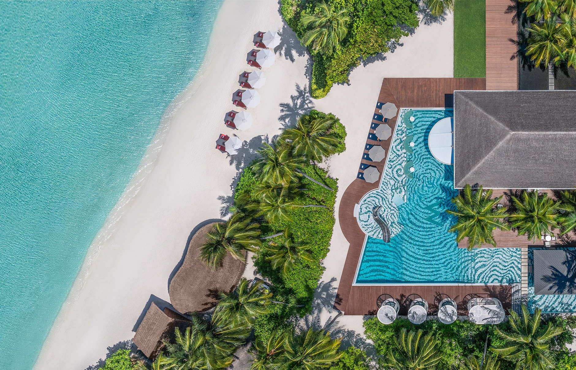 W Maldives, Fesdu Island, Maldives. Hotel Review by TravelPlusStyle. Photo © Marriott International 2wh-mlewh-wet-top-21675