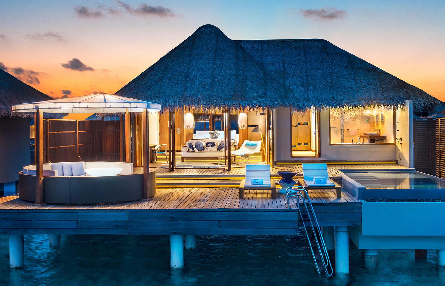 Ocean Oasis Retreat. W Maldives, Fesdu Island, Maldives. Hotel Review by TravelPlusStyle. Photo © Marriott International