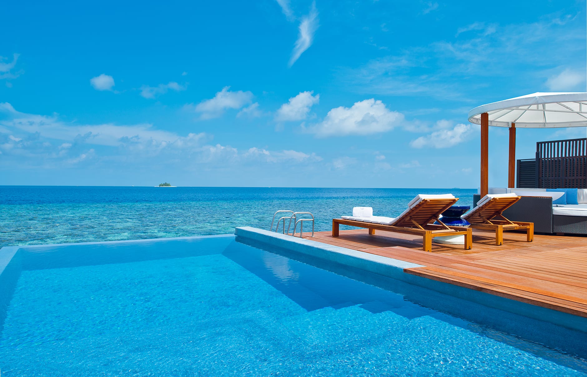 Ocean Oasis Retreat. W Maldives, Fesdu Island, Maldives. Hotel Review by TravelPlusStyle. Photo © Marriott International