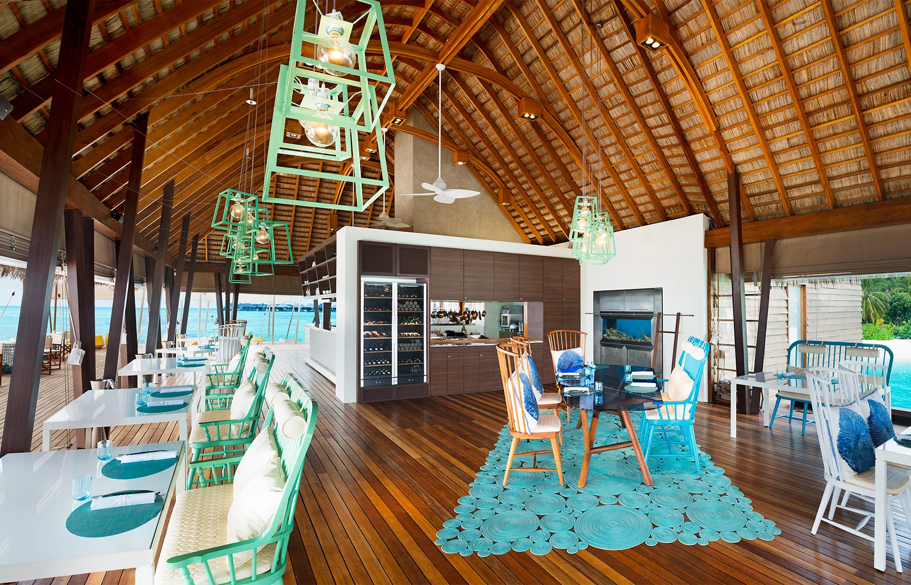 Fish Restaurant. W Maldives, Fesdu Island, Maldives. Hotel Review by TravelPlusStyle. Photo © Marriott International