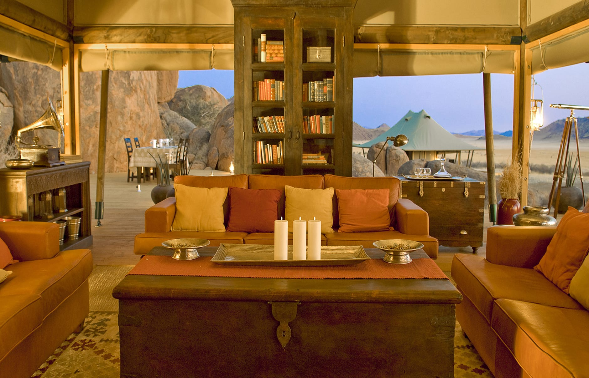 Wolwedans Boulders Camp, Namibia. Hotel Review by TravelPlusStyle. Photo © Wolwedans