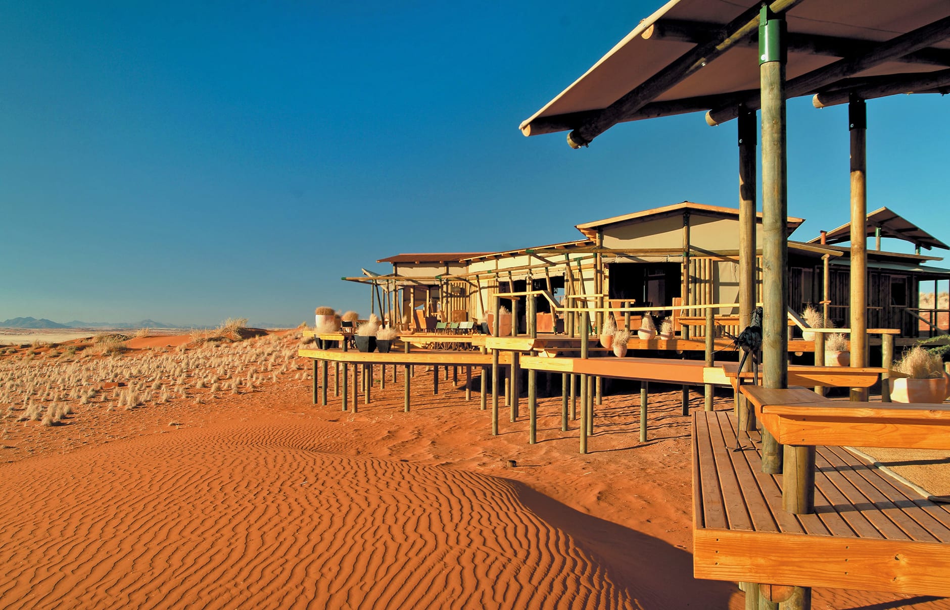 Wolwedans Dunes Lodge, NamibRand, Namibia. Hotel Review by TravelPlusStyle. Photo © Wolwedans