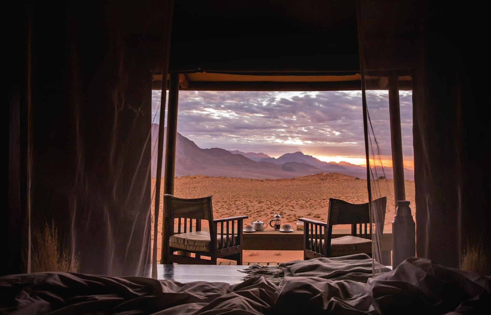 Wolwedans Dunes Lodge, NamibRand, Namibia. Hotel Review by TravelPlusStyle. Photo © Wolwedans