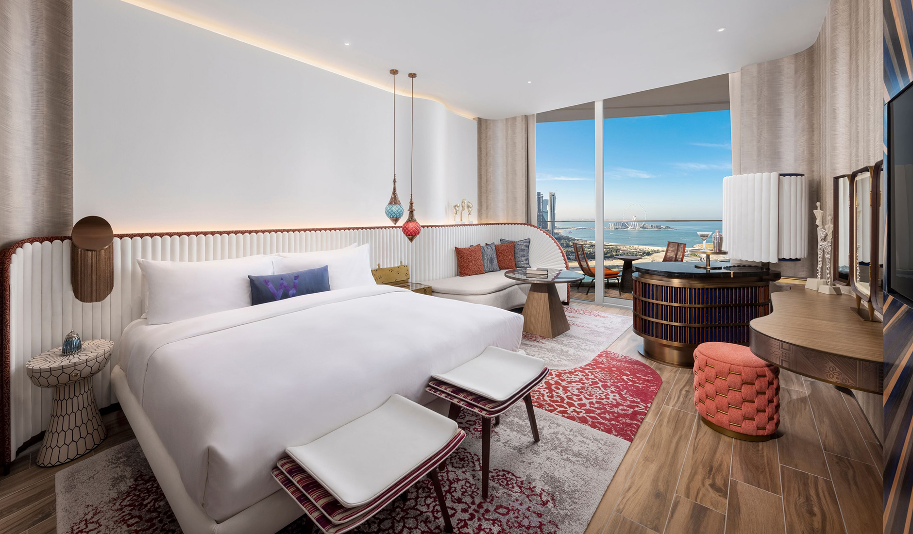 W Dubai - Mina Seyahi, Dubai, United Arab Emirates • The Best Luxury Hotels in Dubai by TravelPlusStyle.com