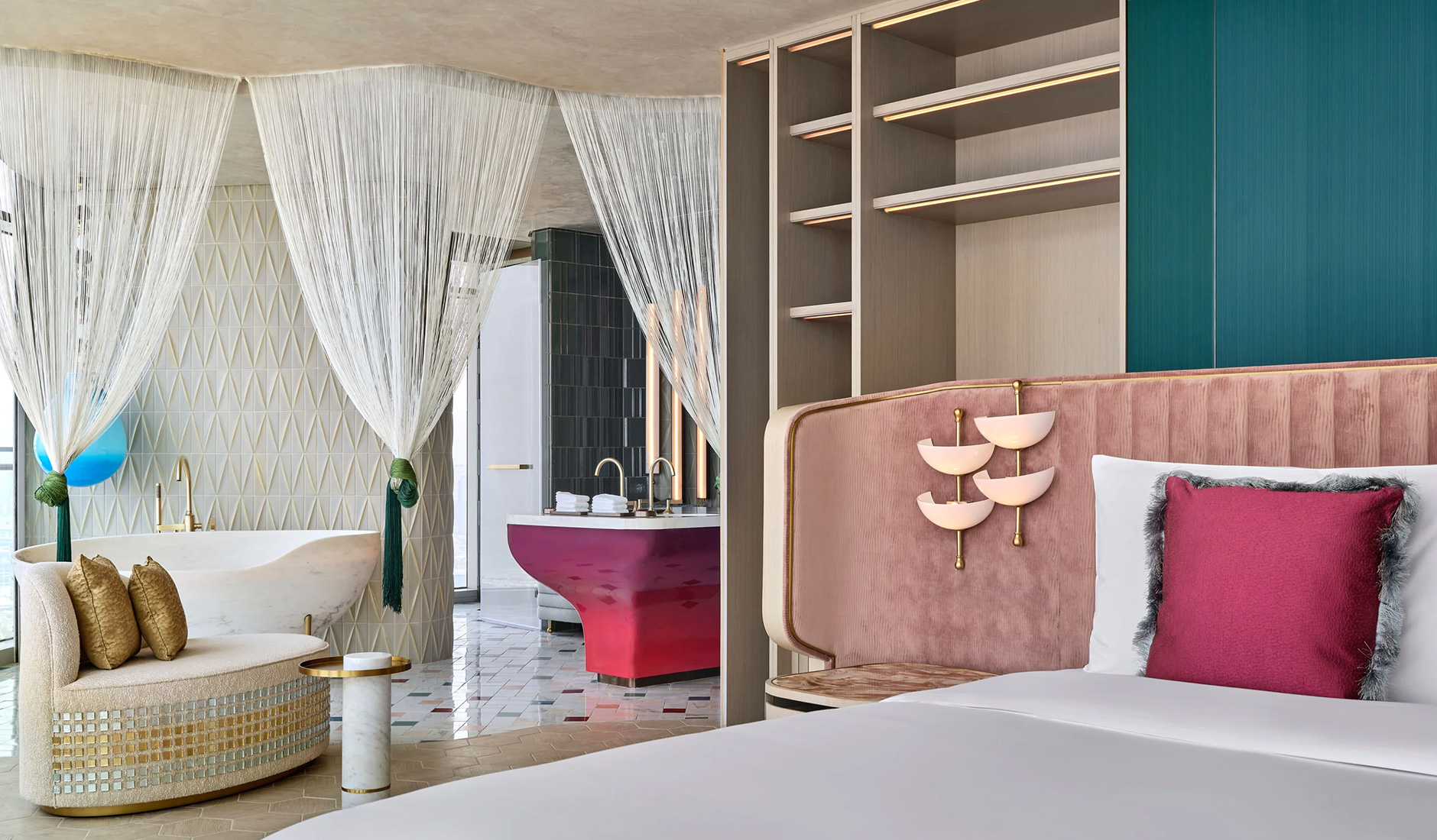 W Dubai - Mina Seyahi, Dubai, United Arab Emirates • The Best Luxury Hotels in Dubai by TravelPlusStyle.com