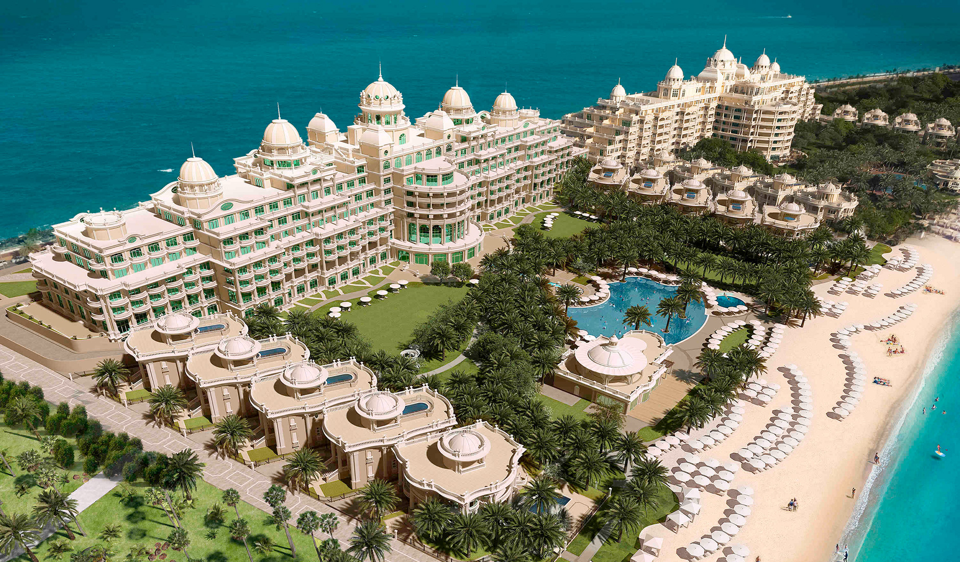 Raffles The Palm Dubai, United Arab Emirates • The Best Luxury Hotels in Dubai by TravelPlusStyle.com