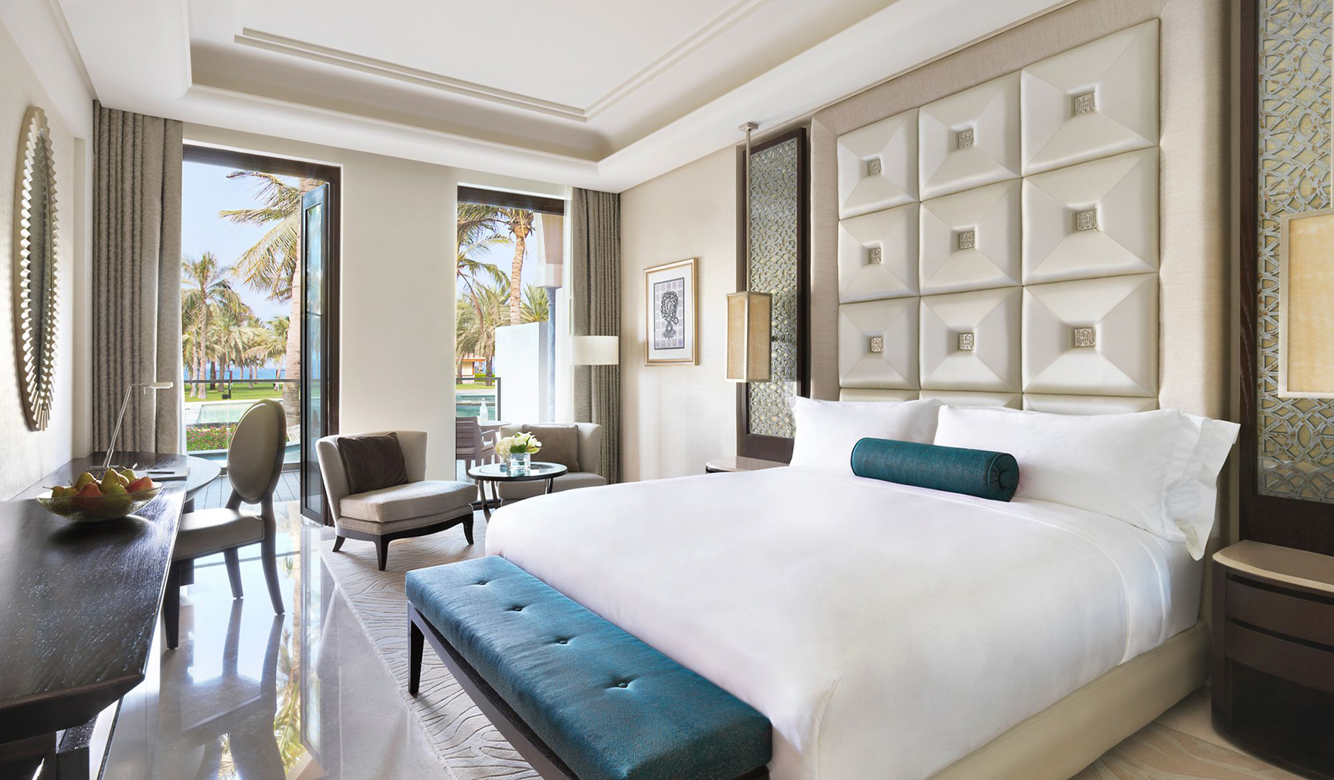 Al Bustan Palace, A Ritz-Carlton Hotel, Muscat, Oman • The Best Luxury Hotels In Oman by TravelPlusStyle.com