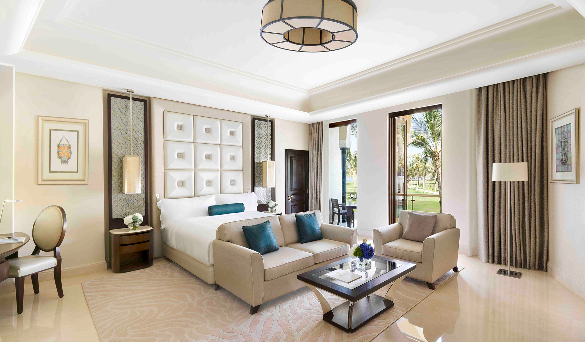 Al Bustan Palace, A Ritz-Carlton Hotel, Muscat, Oman • The Best Luxury Hotels In Oman by TravelPlusStyle.com