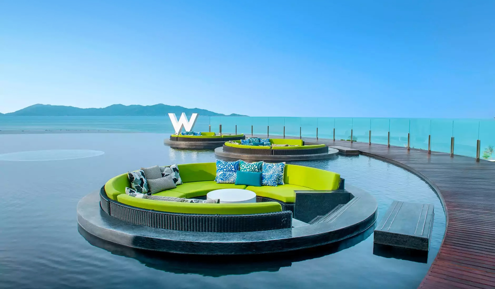 Circular Pool: Standout Feature at W Koh Samui