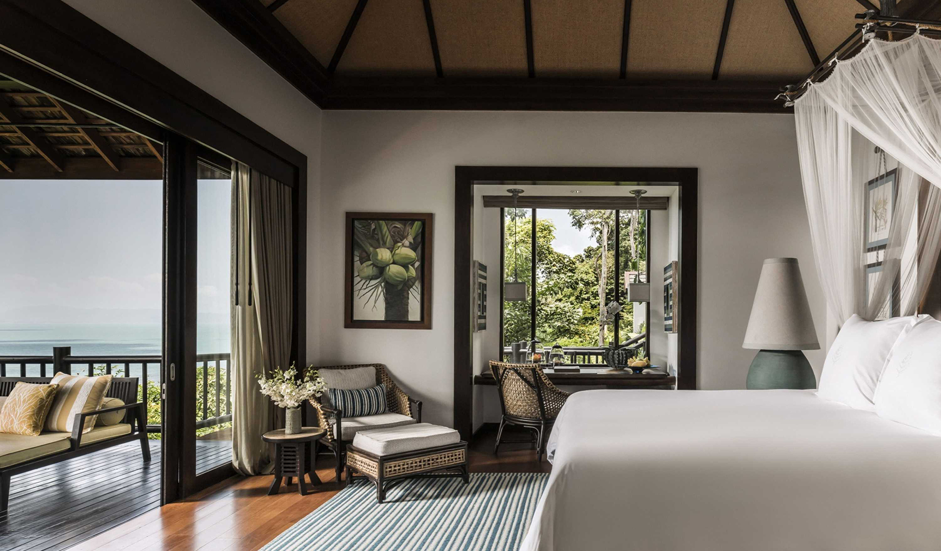 bedroom Four Seasons Resort Koh Samui • Best Luxury Hotels in Koh Samui, Thailand