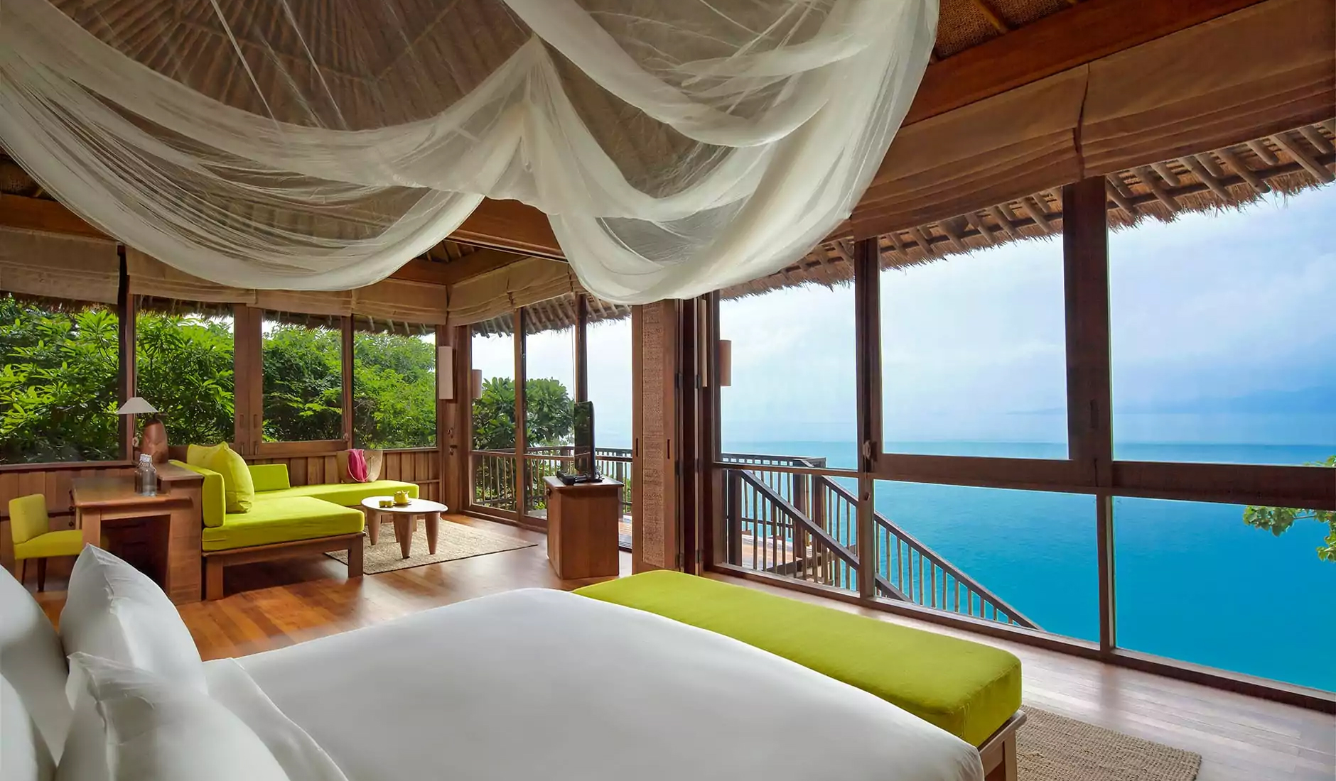 Chic Villa Interiors: Stylish Comfort at Six Senses Samui