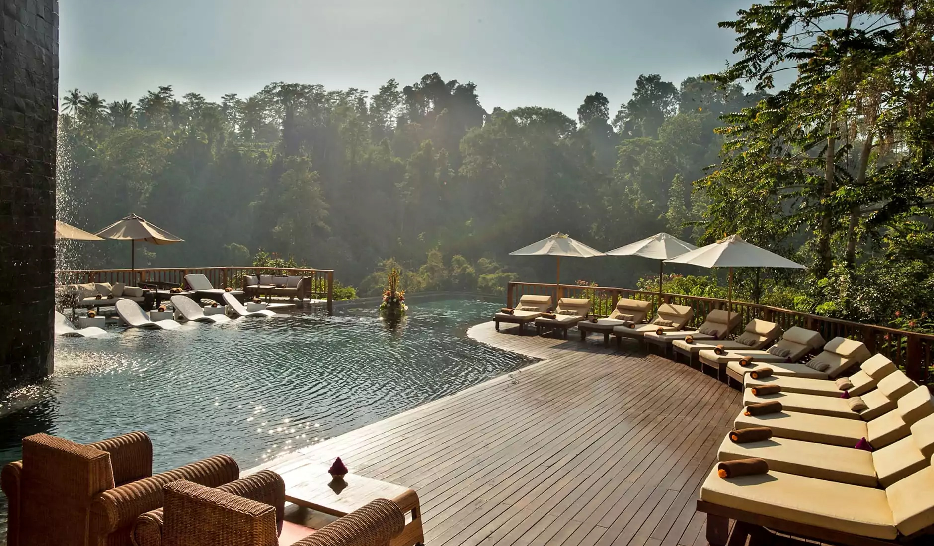Infinity pool in ubud