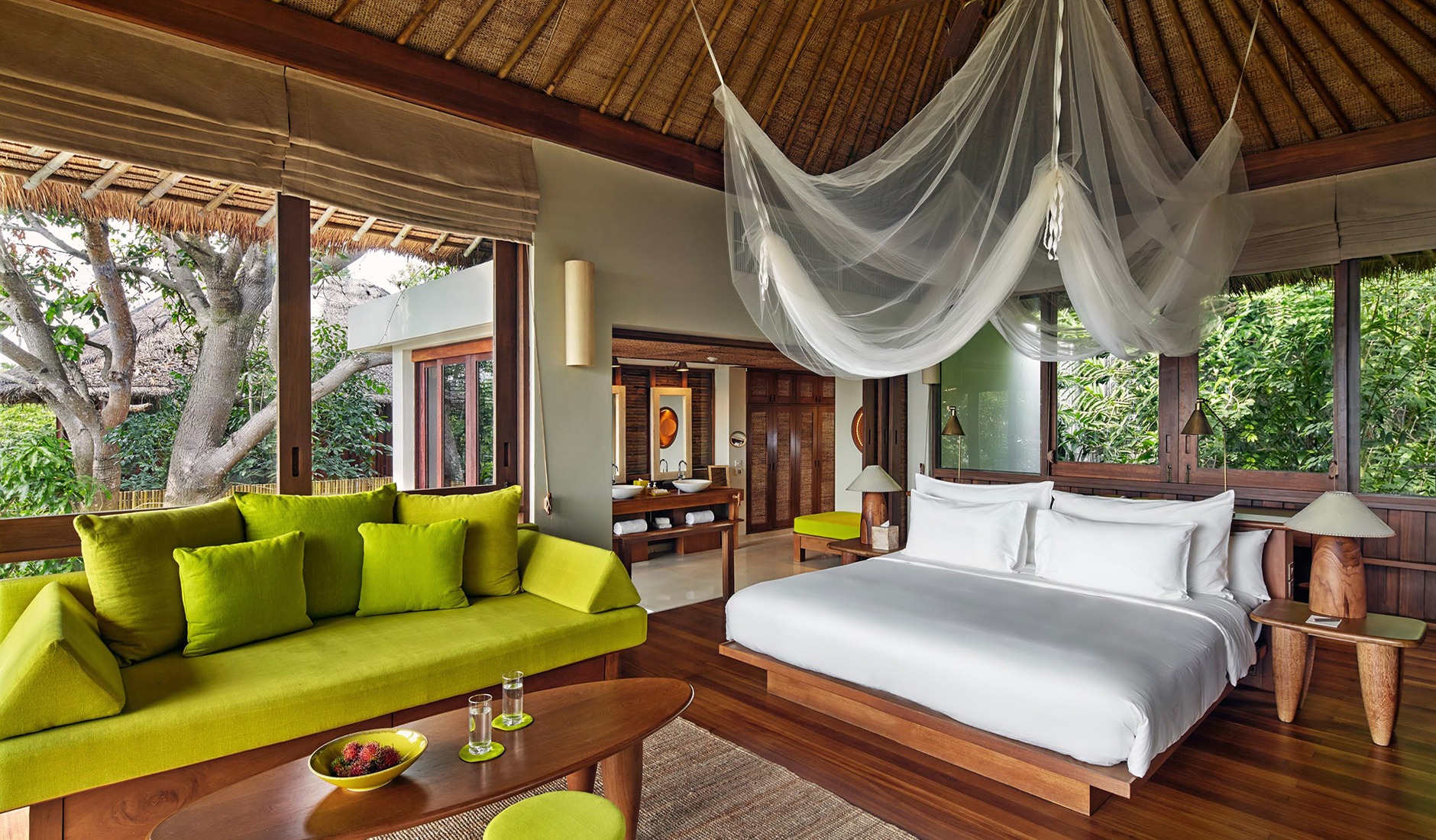 Chic Villa Interiors: Stylish Comfort at Six Senses Samui