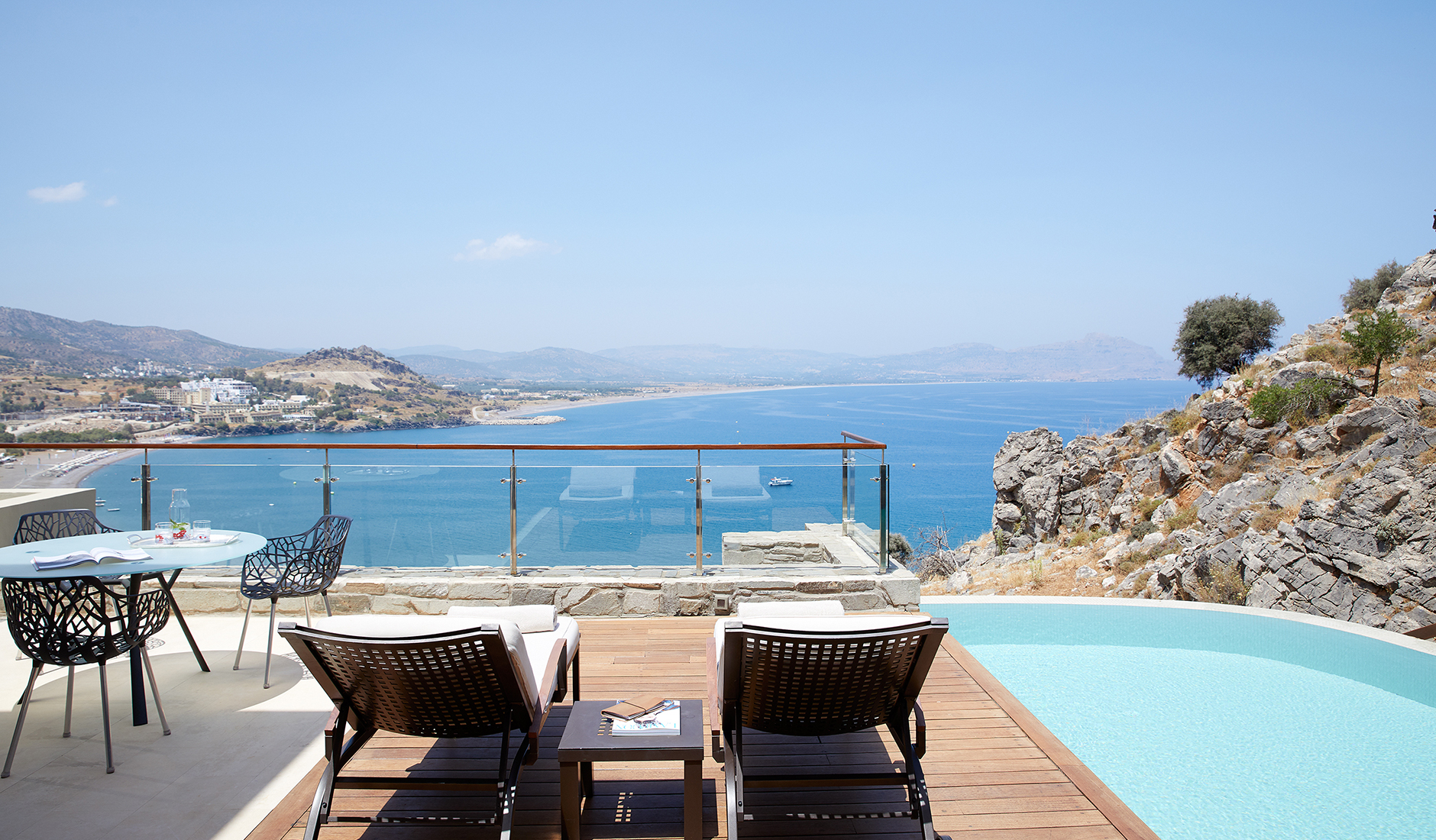 Lindos Blu Luxury Hotel & Suites • The Best Luxury and Boutique Hotels in Rhodes