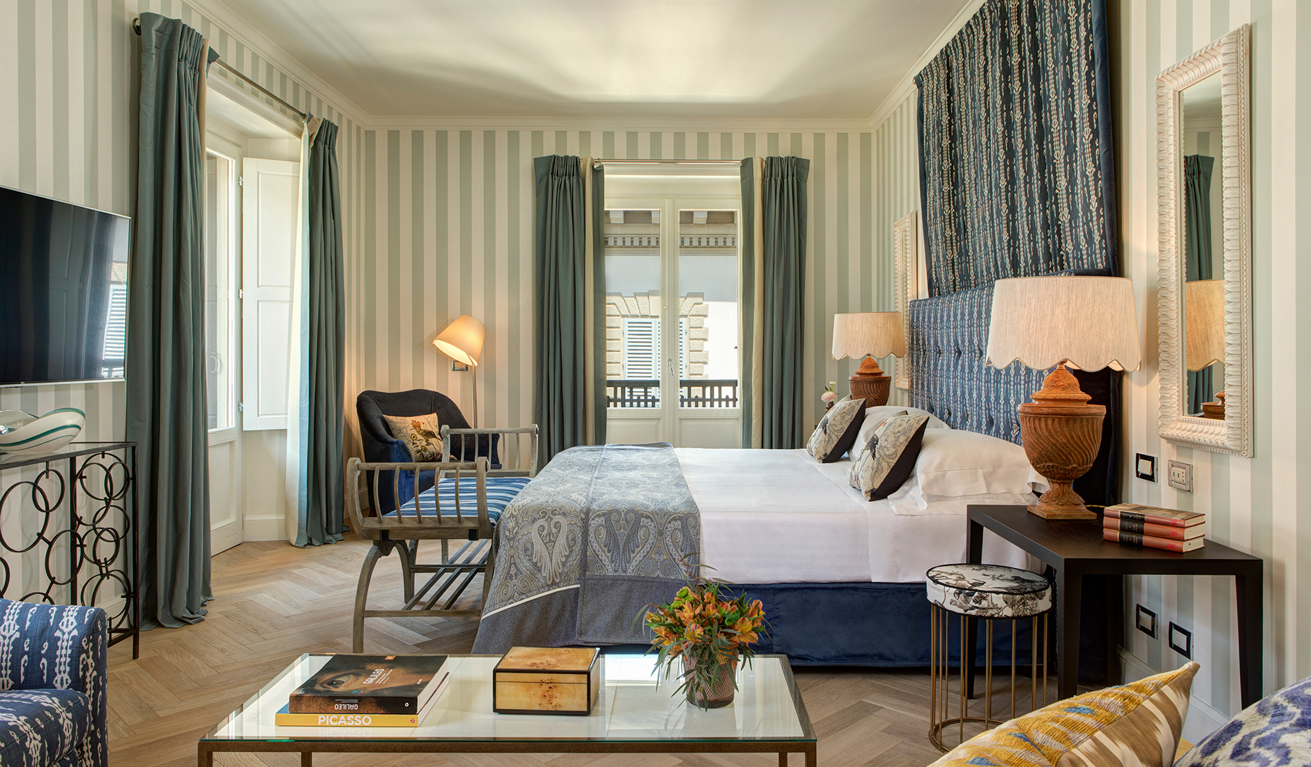 Hotel Savoy • The Best Boutique and Luxury Hotels in Florence, Italy • TravelPlusStyle.com