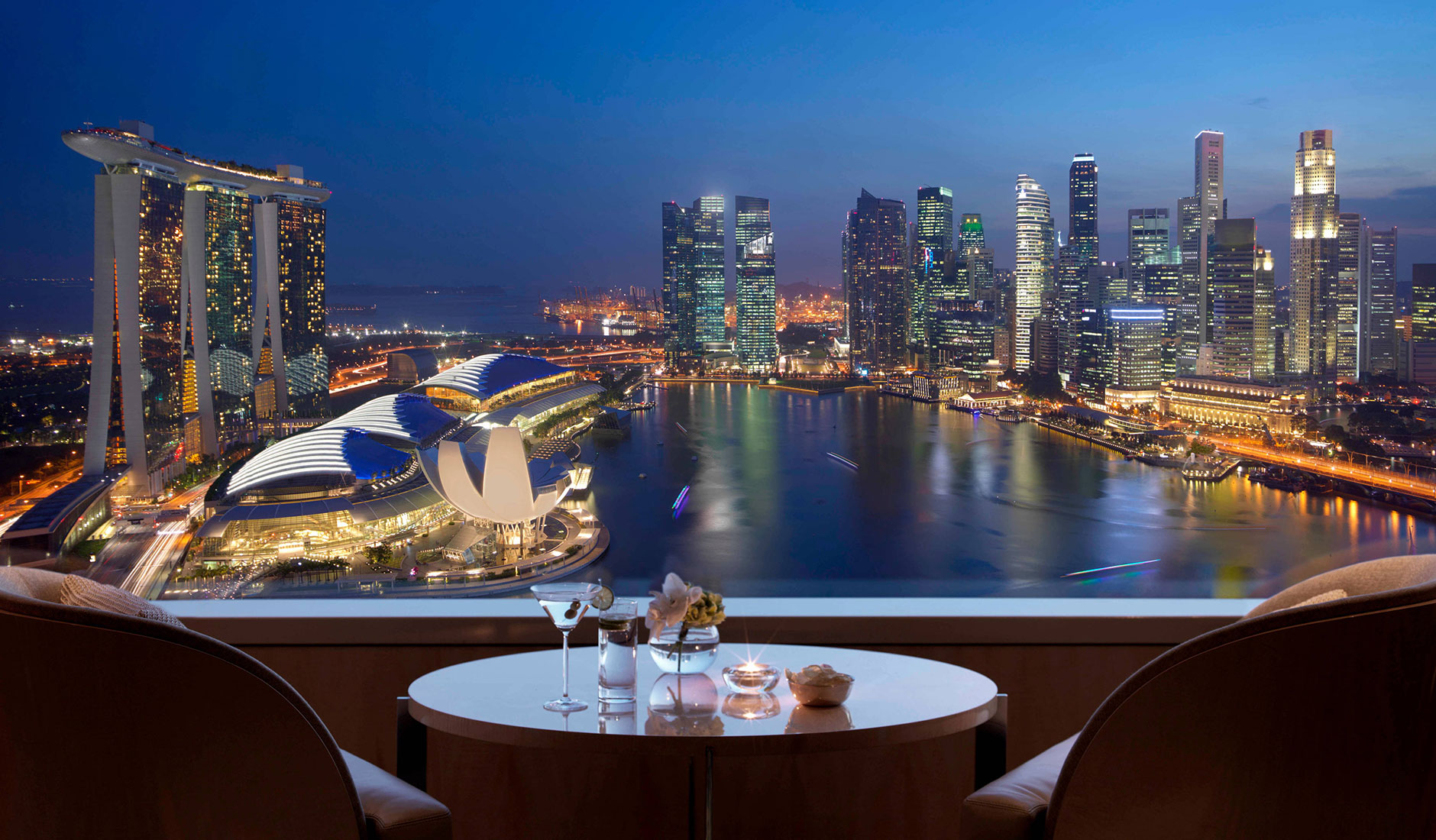 Ritz-Carlton, Millenia Singapore • The Best Boutique and Luxury Hotels in Singapore
