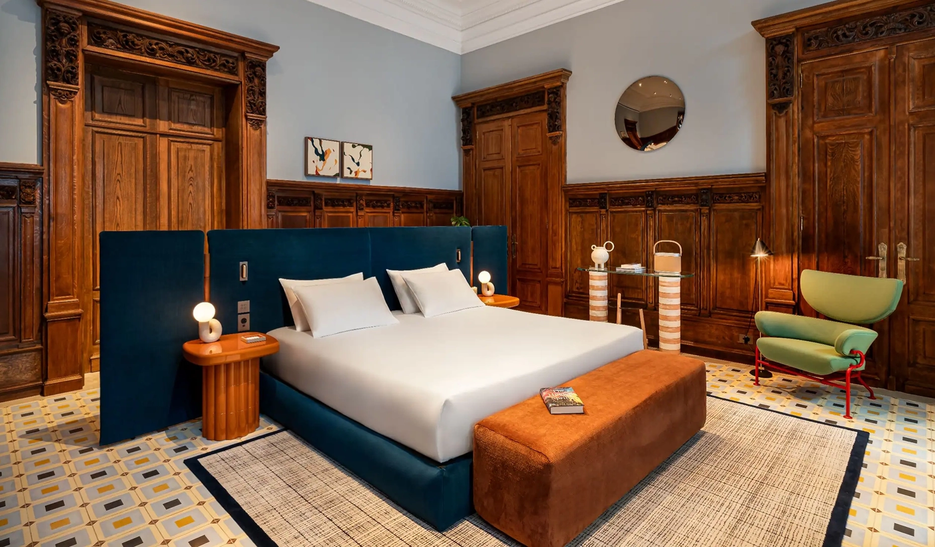 Suite at Andaz Lisbon featuring a contemporary interior and carefully layered materials