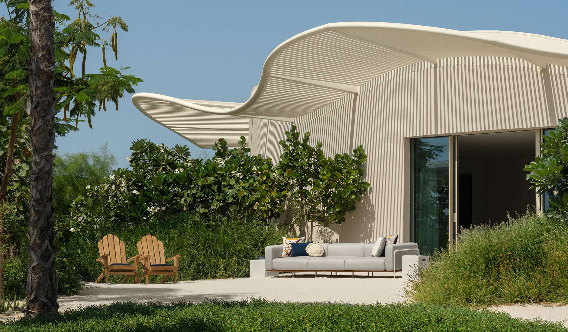 Luxurious private beach villa at SLS The Red Sea, recognized as one of the best hotels in Saudi Arabia
