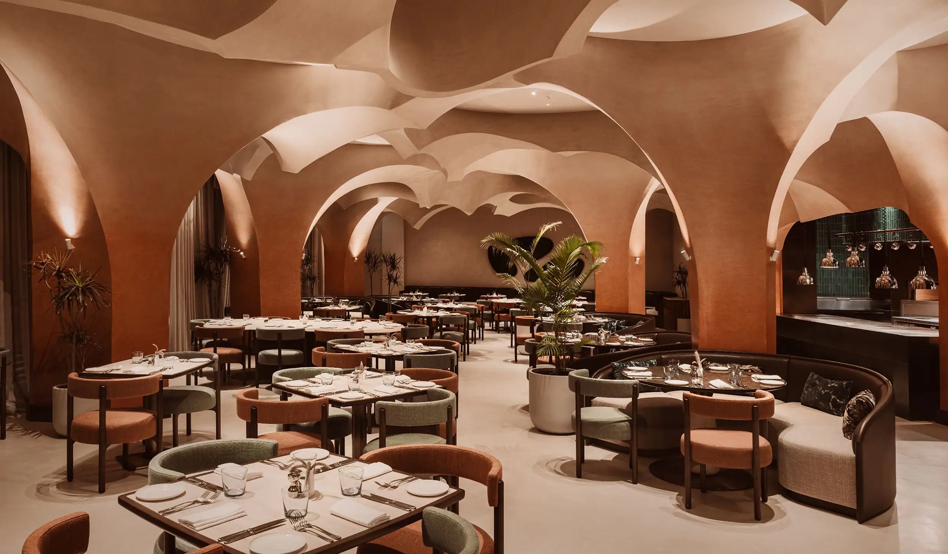 Rosemary restaurant at Miraval The Red Sea, serving cuisine inspired by Saudi flavours and Mediterranean ingredients