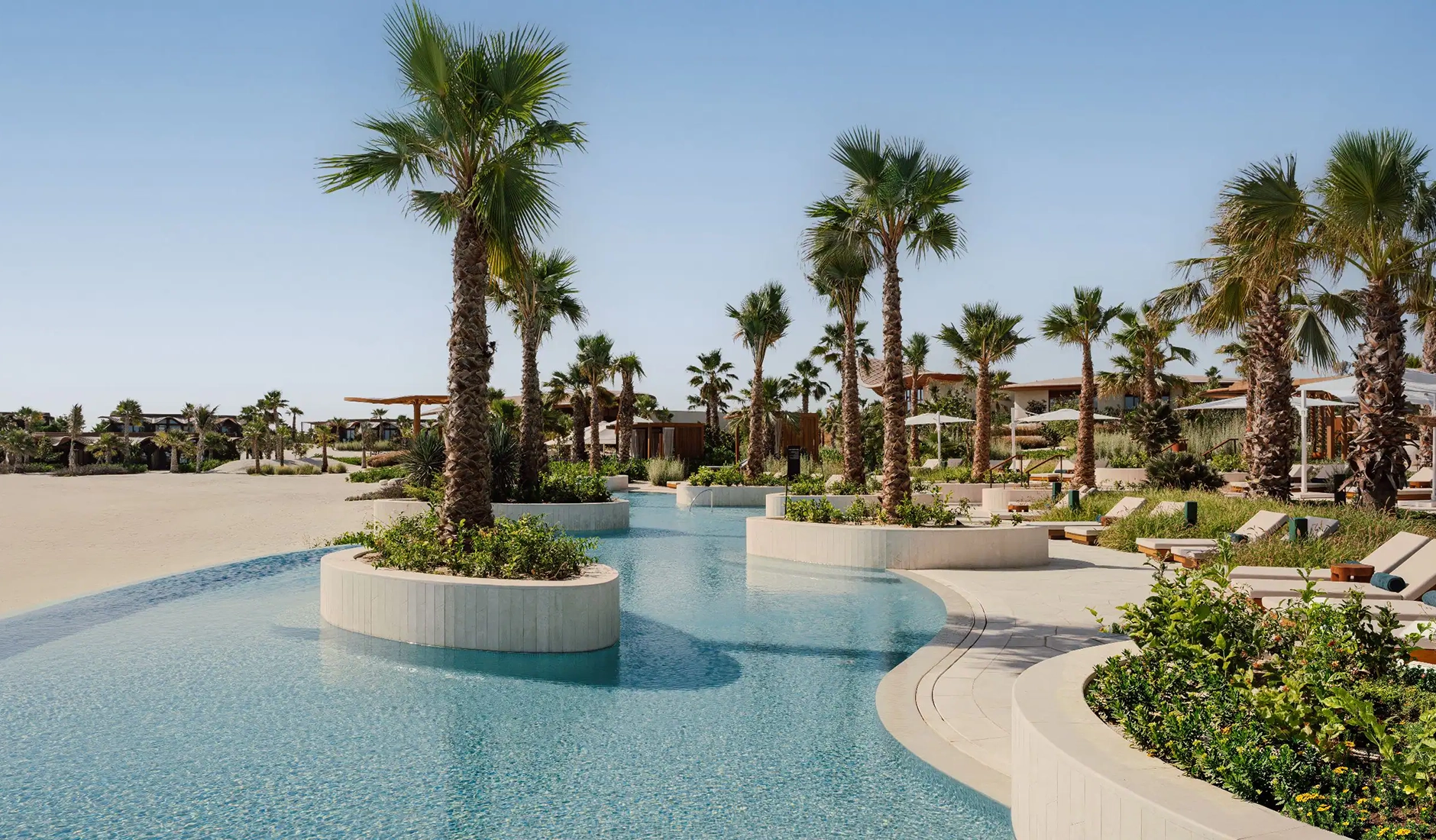 Tranquility pool at Miraval The Red Sea, offering a peaceful setting for relaxation