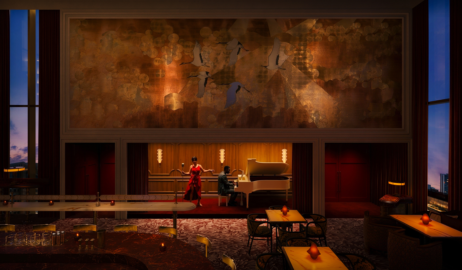 Tropicana Club cocktail bar at NoMad Singapore