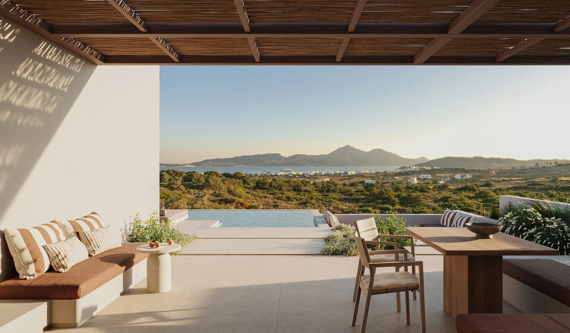 Villa at Onero Milos with a private pool and sea views
