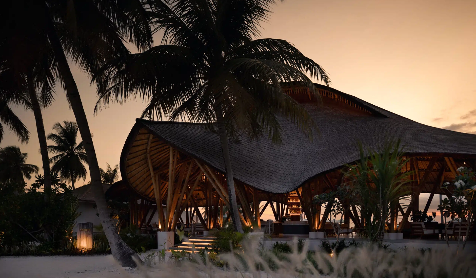 Amrit pool bar at RAH GILI Maldives beside the resort's main swimming pool