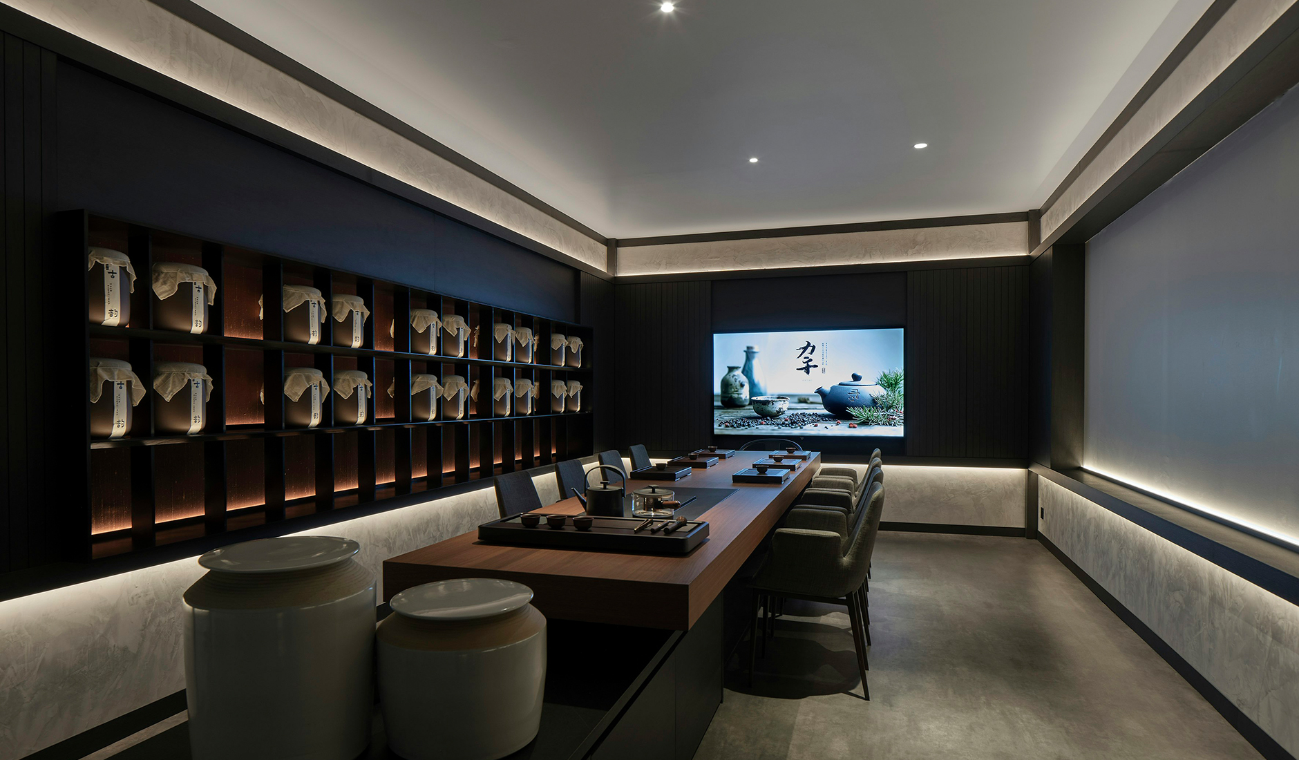 Custom furniture and tactile materials inside Soori Penang, where contemporary design meets Penang's architectural heritage