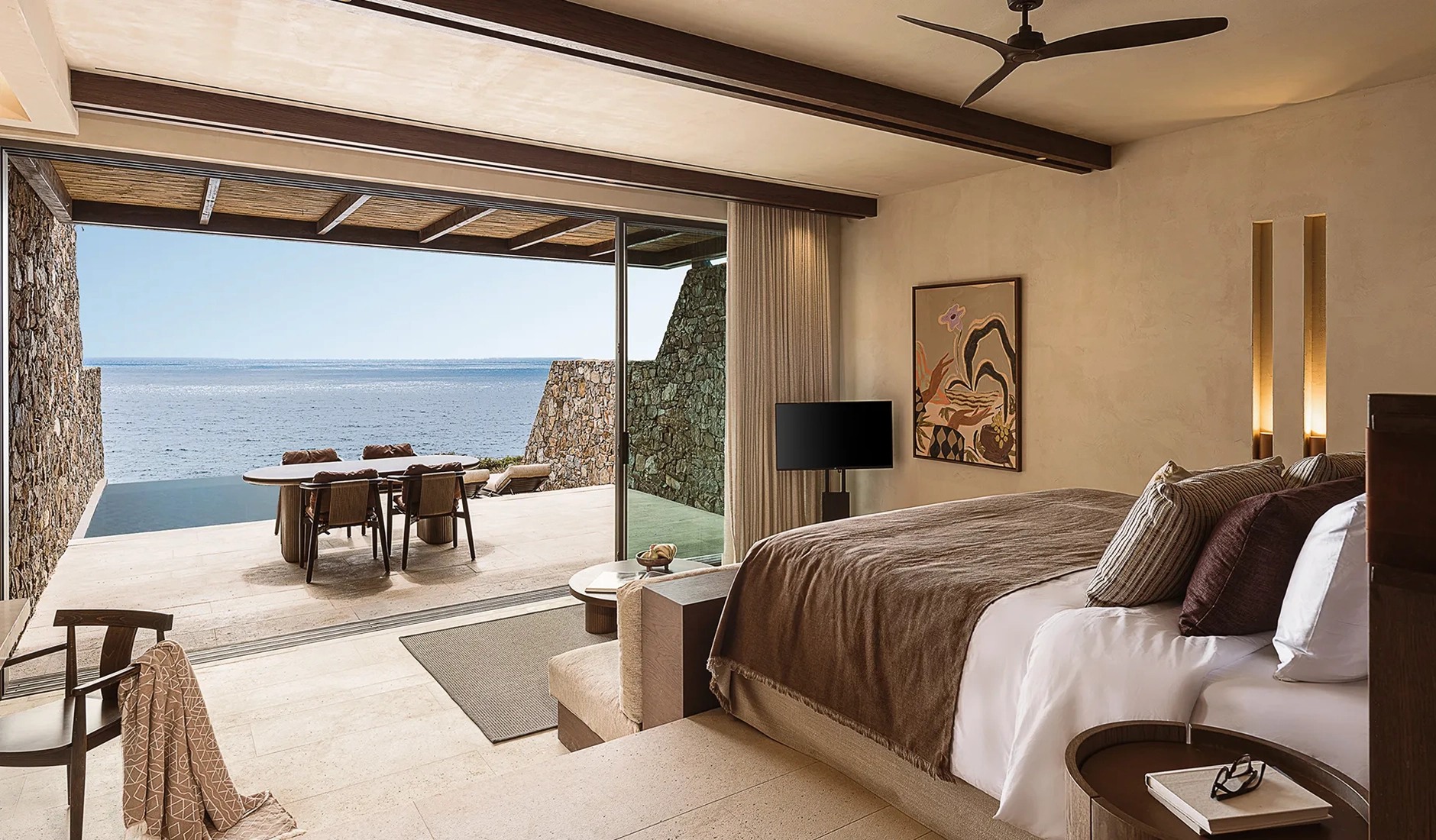 Signature Suite at The Revery with contemporary interiors and an expansive outdoor area