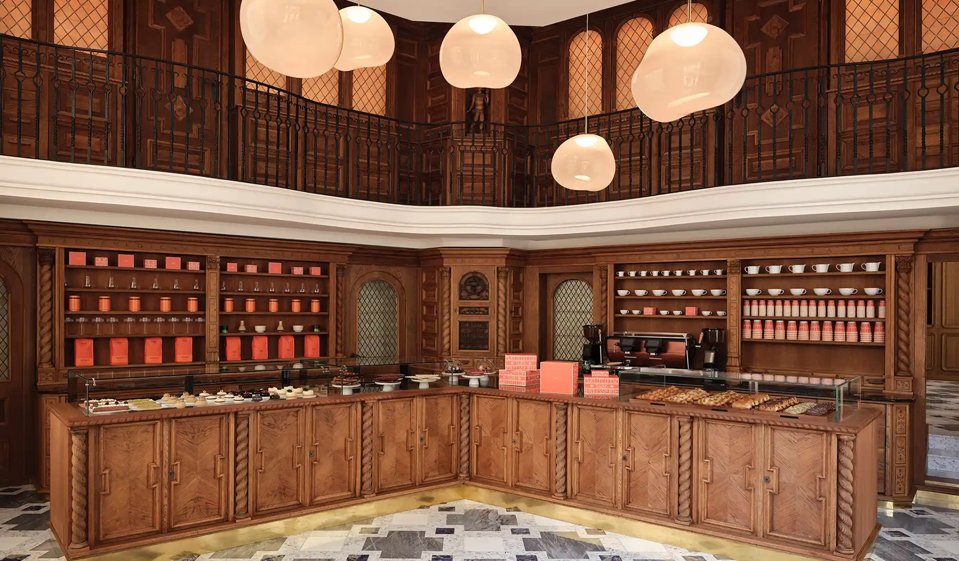Klotild Patisserie at The St. Regis Budapest, serving pastries in a historic palace setting